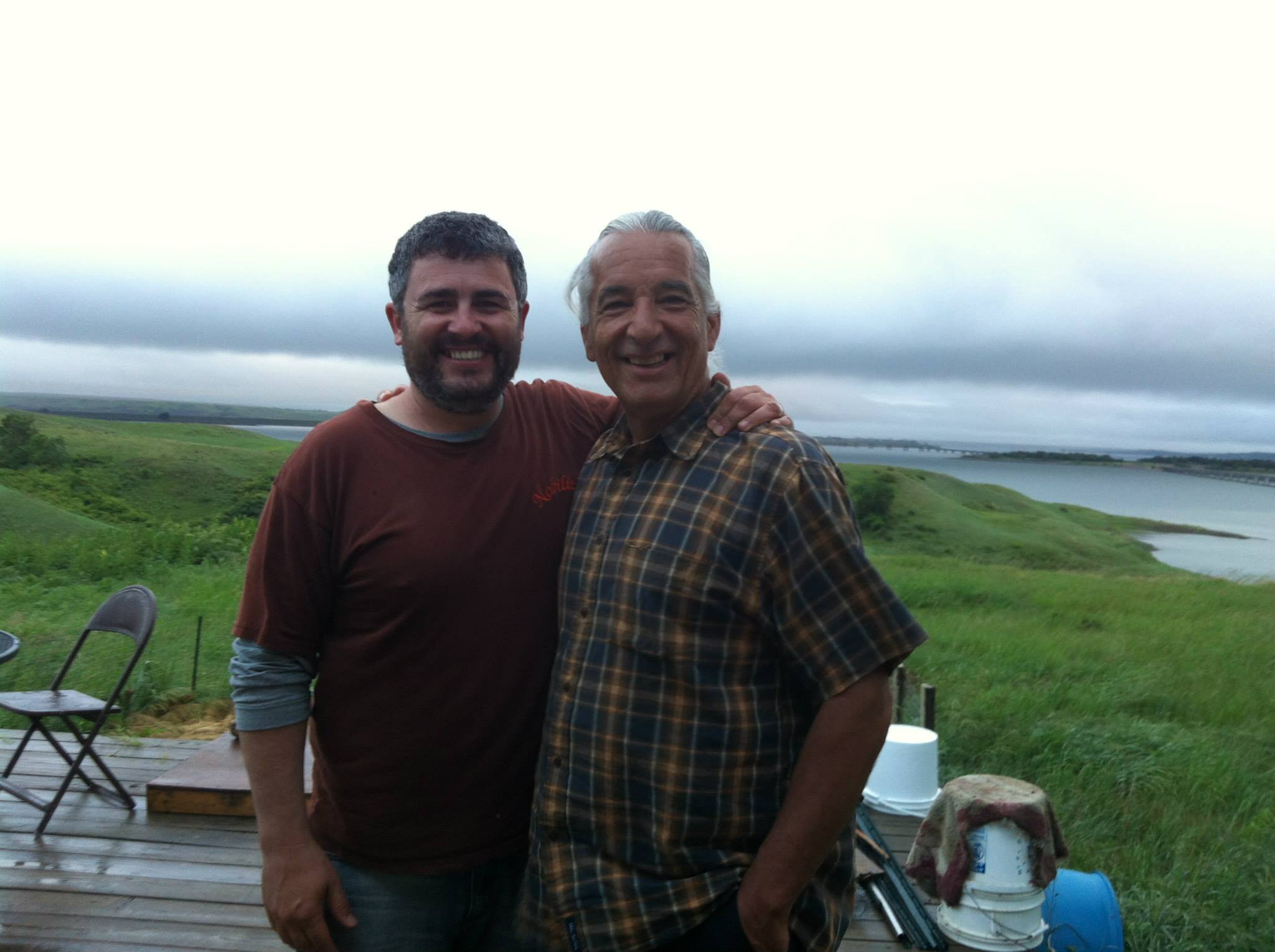 With dear friend Kevin Locke, Lakota, Standing Rock Reservation